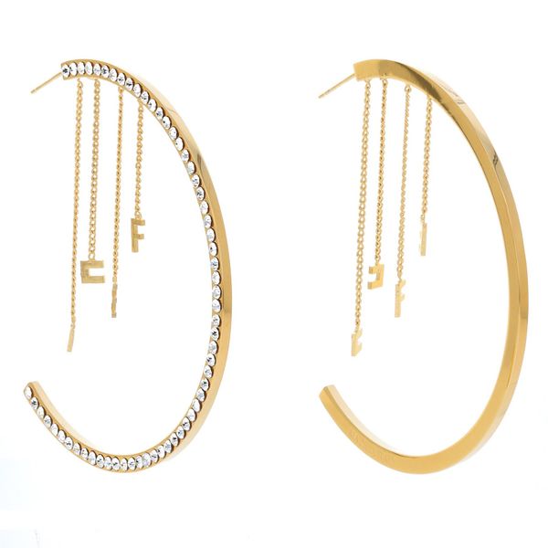 Elisabetta Franchi Naušnice Elisabetta Franchi OR-62M-42E2-V250 Oro Giallo U95