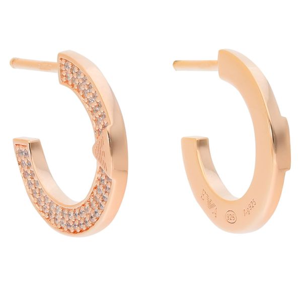 Emporio Armani Naušnice Emporio Armani EG3590221 Rose Gold