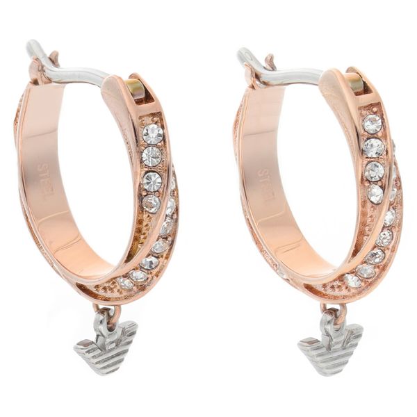 Emporio Armani Naušnice Emporio Armani EGS3006221 Rose Gold