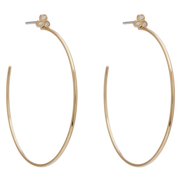 Fossil Naušnice Fossil JF04111710 Zlatna