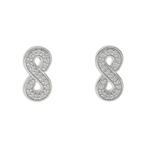 Fossil Naušnice Fossil Sterling JFS00634040 Silver