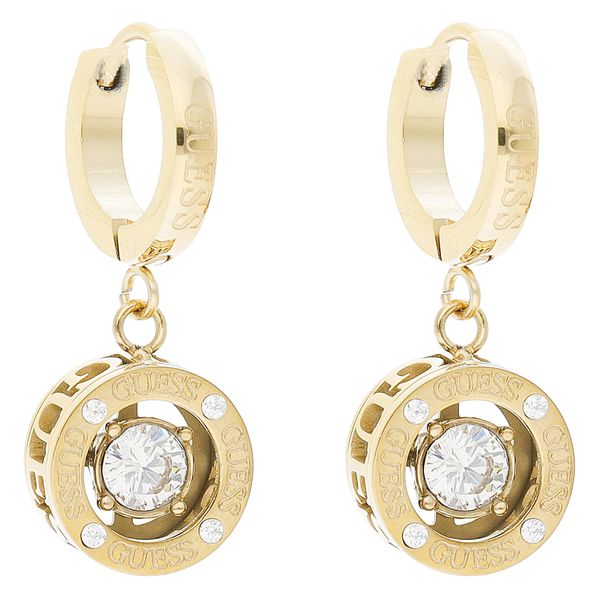 Guess Naušnice Guess JUBE01 463JW YELLOW GOLD