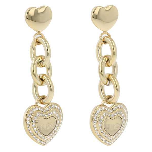 Guess Naušnice Guess JUBE04 033JW YG
