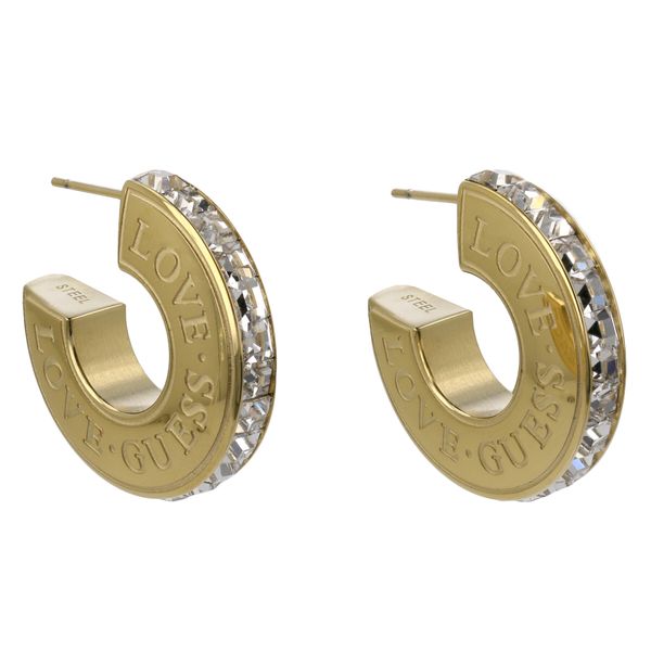 Guess Naušnice Guess JUBE04083JW YELLOW GOLD