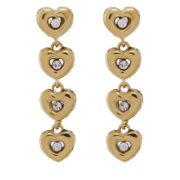 Guess Naušnice Guess JUBE05 473JW Zlatna