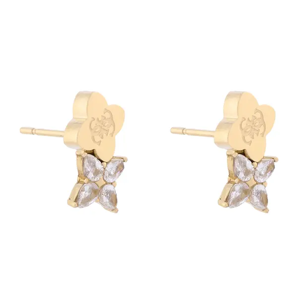 Guess Naušnice Guess JUBE05 511JW Zlatna