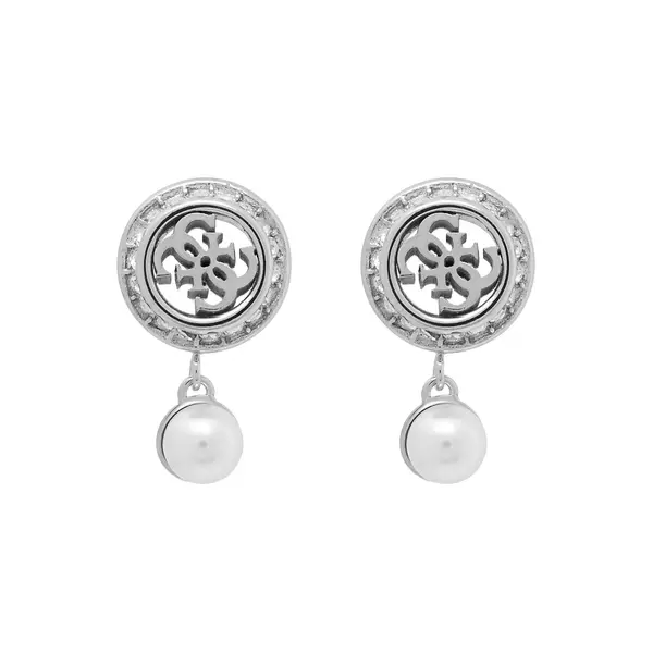 Guess Naušnice Guess JUBE05 517JW Srebrna