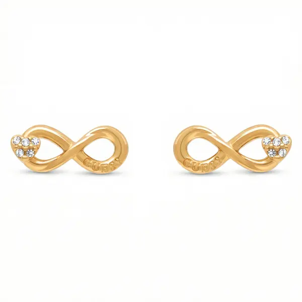 Guess Naušnice Guess JUBE06 049JW Zlatna