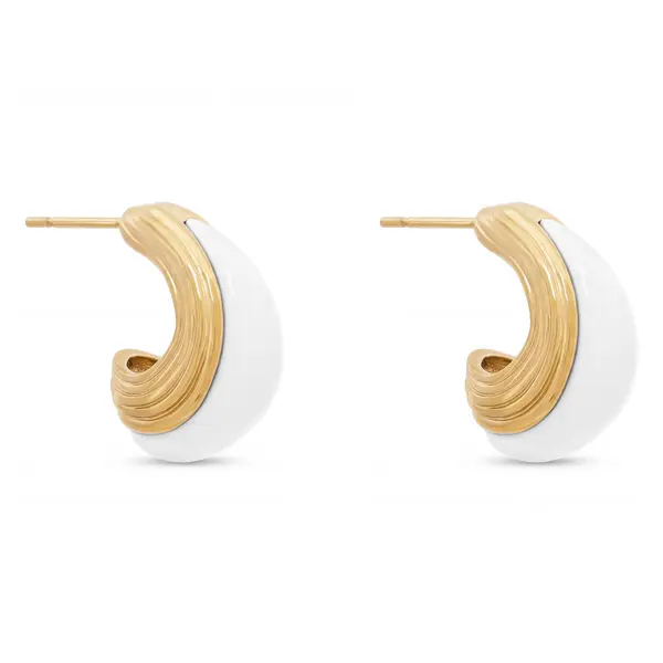Guess Naušnice Guess JUBE06 153JW Zlatna