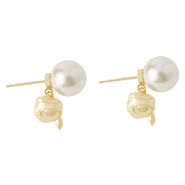 KARL LAGERFELD Naušnice KARL LAGERFELD 240W3909 Gold