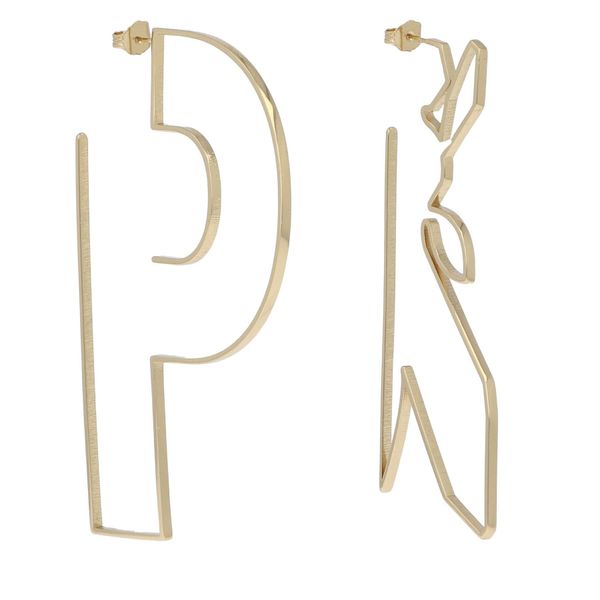 Patrizia Pepe Naušnice Patrizia Pepe 2J2384/M004-Y449 Light Gold