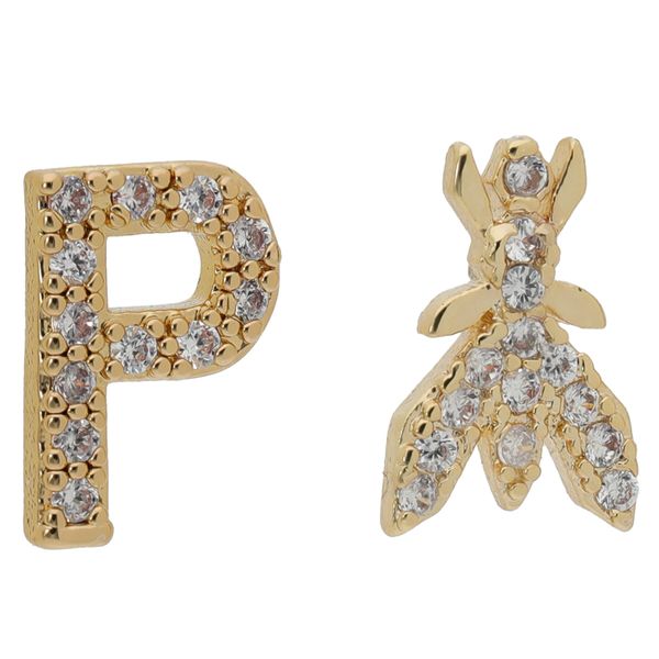 Patrizia Pepe Naušnice Patrizia Pepe 8J1056/M009 FE35 Gold/Crystal