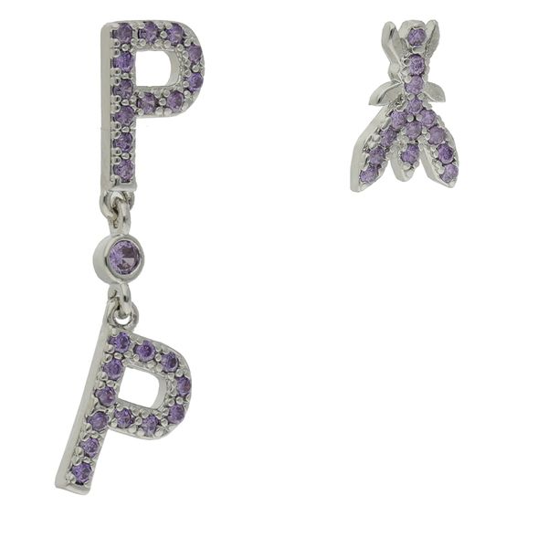 Patrizia Pepe Naušnice Patrizia Pepe 8J1058/M009-M502 Shiny Lilac