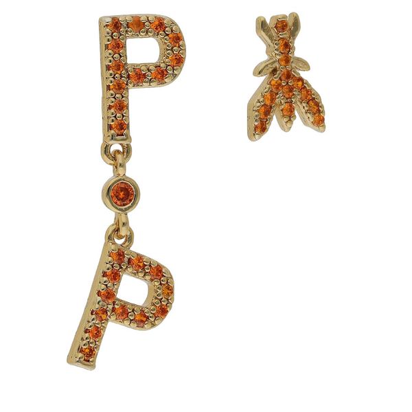 Patrizia Pepe Naušnice Patrizia Pepe 8J1058/M009-R830 Shiny Orange