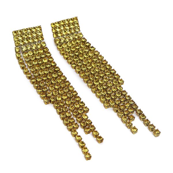 Patrizia Pepe Naušnice Patrizia Pepe 8JA029/M020 G554 Sunny Lime Strass