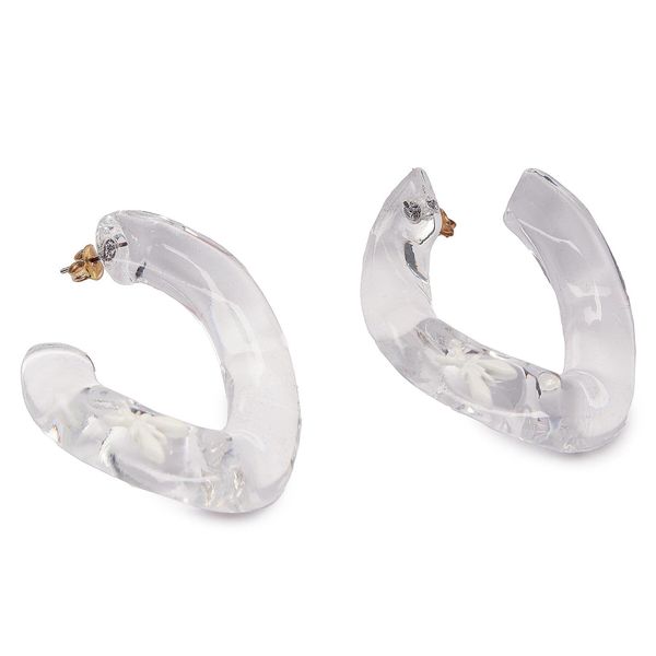 Patrizia Pepe Naušnice Patrizia Pepe 8JA359/M021 W212 Transparent White