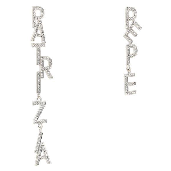 Patrizia Pepe Naušnice Patrizia Pepe CJ9179/M009-J3AG Silver/Crystal