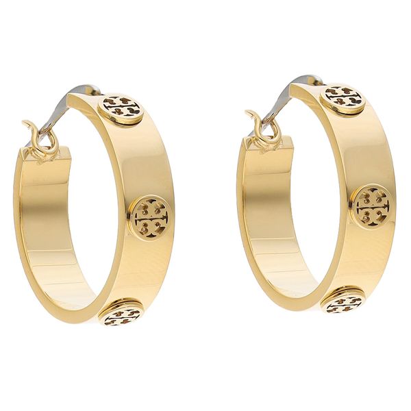 Tory Burch Naušnice Tory Burch Miller Stud Koop Earring 65094 Tory Gold 720