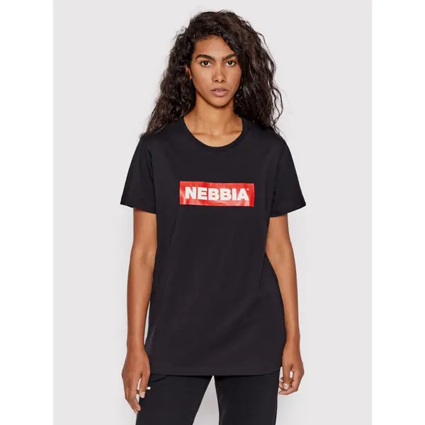 NEBBIA NEBBIA T-shirt 592 Crna Regular Fit