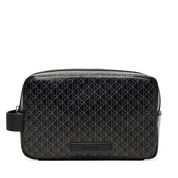Calvin Klein Neseser Calvin Klein Coated Dopp Kit LV04D1082G Crna