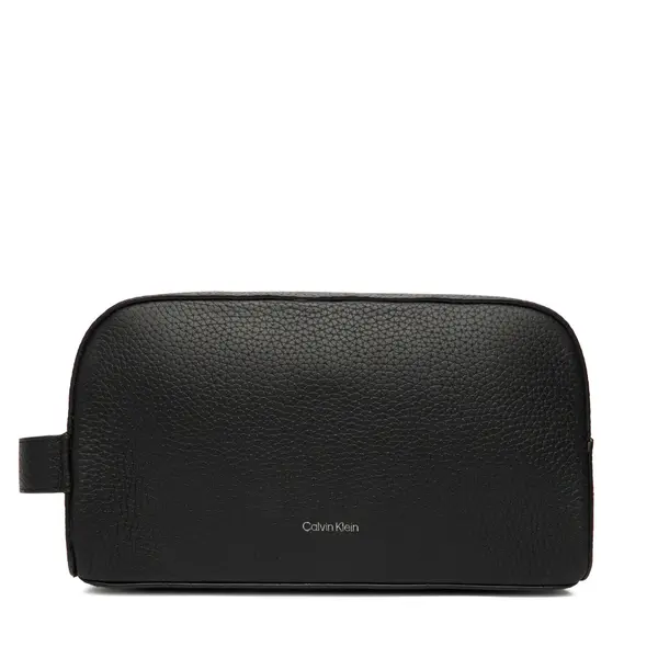 Calvin Klein Neseser Calvin Klein Foil Emboss Dopp Kit LV04D1031G Crna