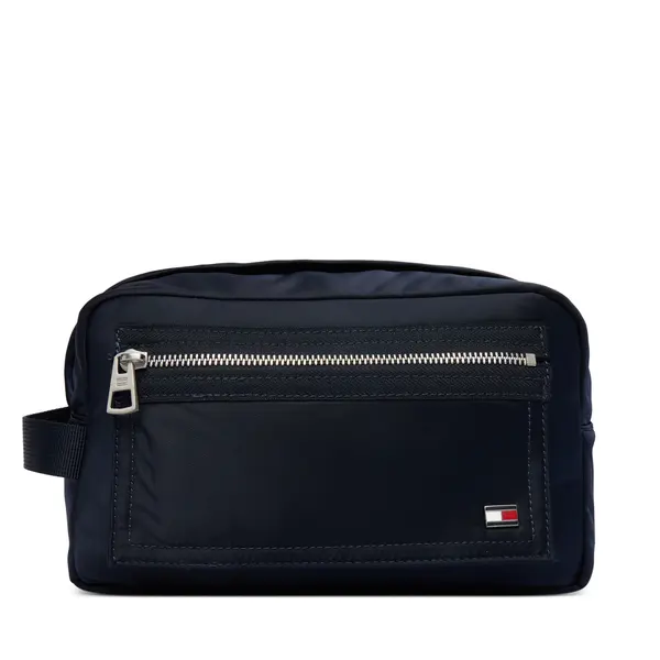 Tommy Hilfiger Neseser Tommy Hilfiger Enamel Flag Travel Washbag AM0AM14111 Tamnoplava