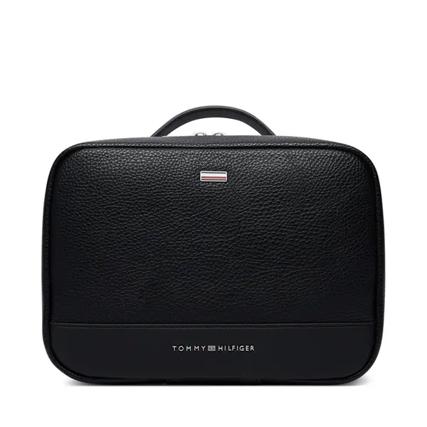 Tommy Hilfiger Neseser Tommy Hilfiger Th Central Travel Washbag AM0AM14550 Crna