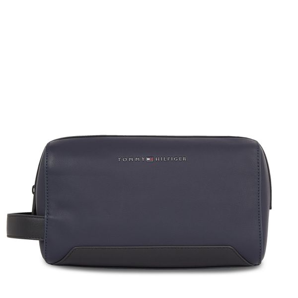 Tommy Hilfiger Neseser Tommy Hilfiger Th Ess Corp Washbag AM0AM12183 Space Blue DW6