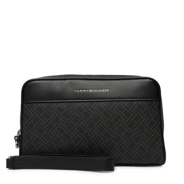 Tommy Hilfiger Neseser Tommy Hilfiger Th Flag Monogram Pouch AM0AM14146 Crna