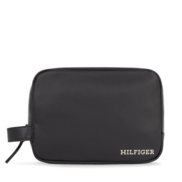 Tommy Hilfiger Neseser Tommy Hilfiger Th Pique Washbag AM0AM11839 Black BDS