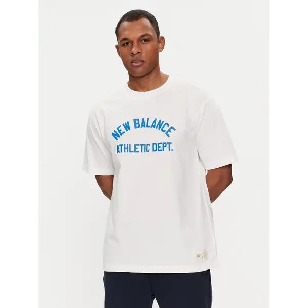 New Balance New Balance T-shirt Greatest Hits MT41514 Bijela Relaxed Fit