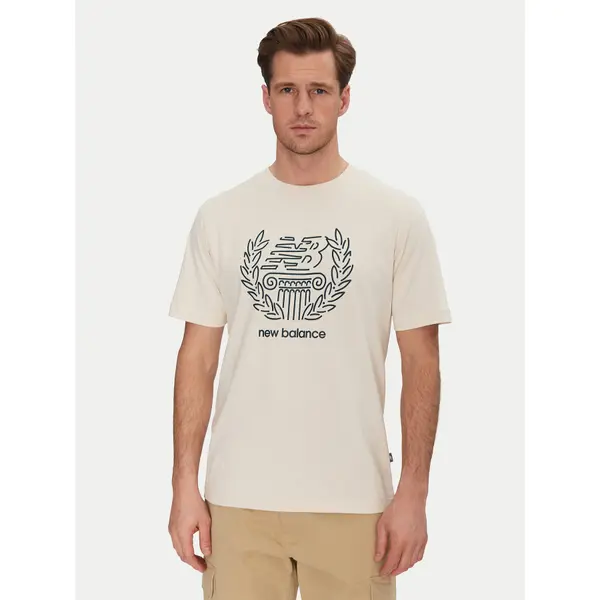 New Balance New Balance T-shirt MT51974 Bež Relaxed Fit