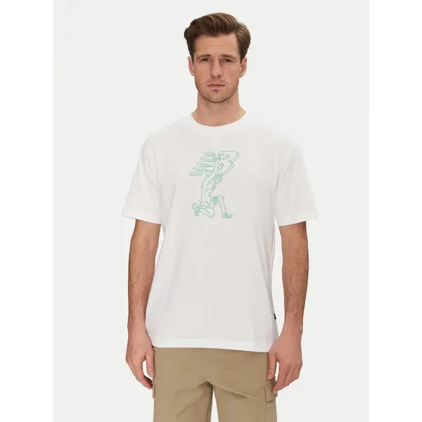 New Balance New Balance T-shirt MT51978 Bijela Relaxed Fit