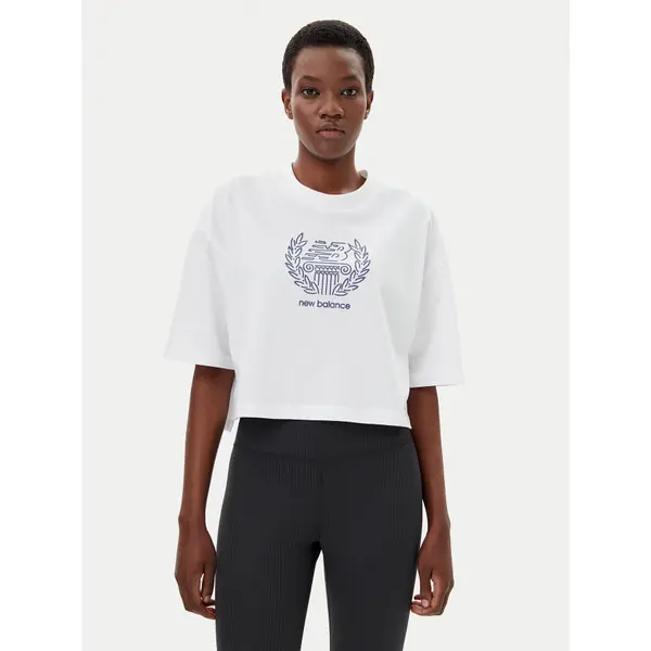 New Balance New Balance T-shirt WT51935 Bijela Oversize