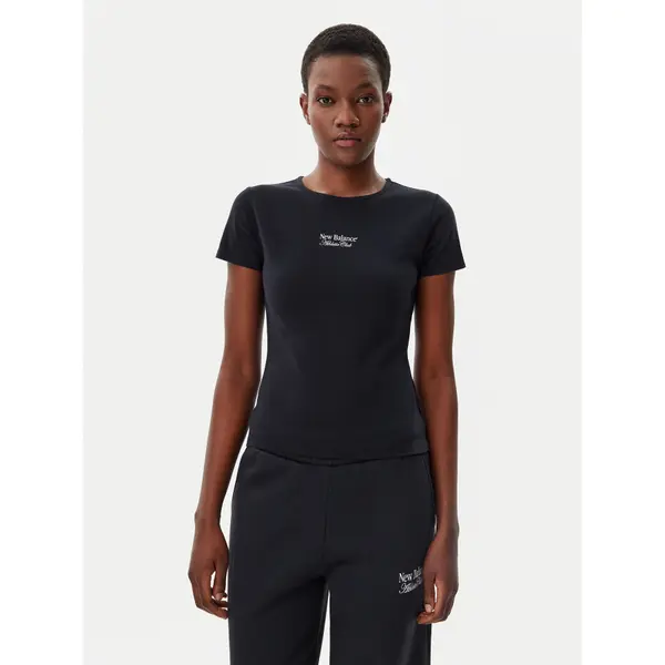 New Balance New Balance T-shirt WT51958 Crna Slim Fit
