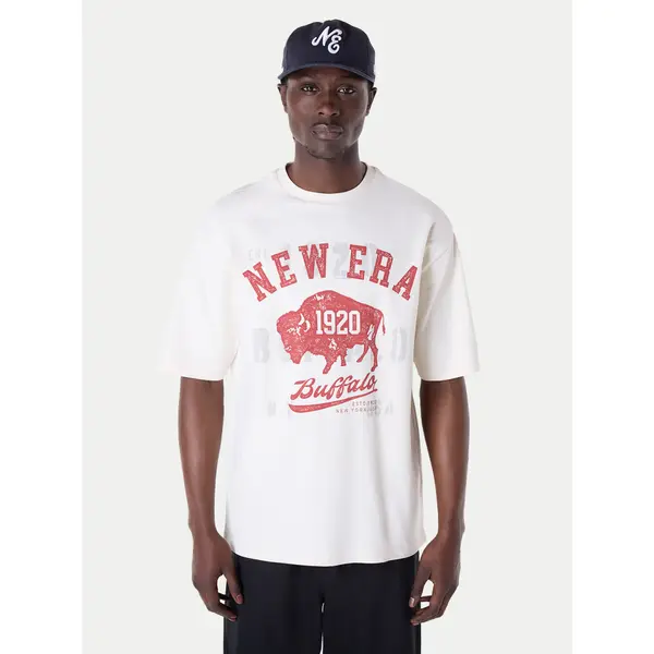 new era New Era T-shirt 60596287 Bijela Regular Fit