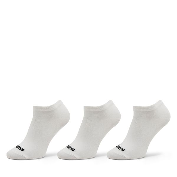 adidas Niske unisex čarape adidas Thin Linear Low-Cut Socks 3 Pairs HT3447 white/black