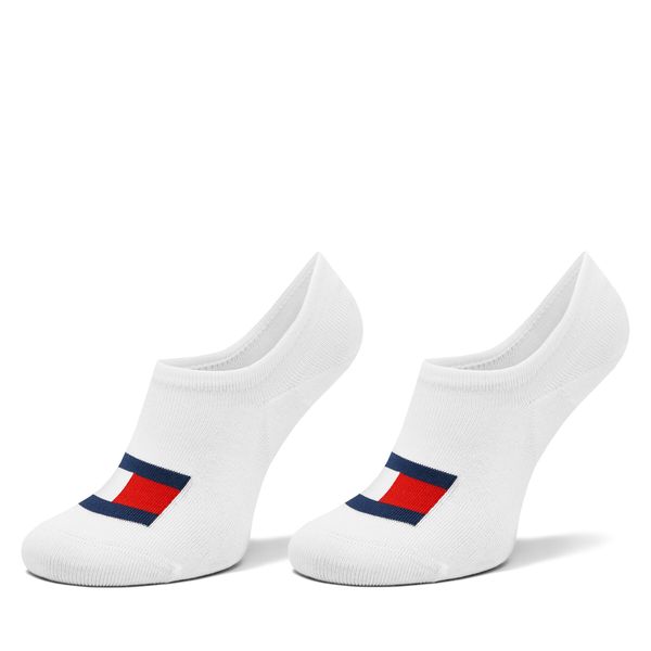 Tommy Hilfiger Niske unisex čarape Tommy Hilfiger 701228224 White 001