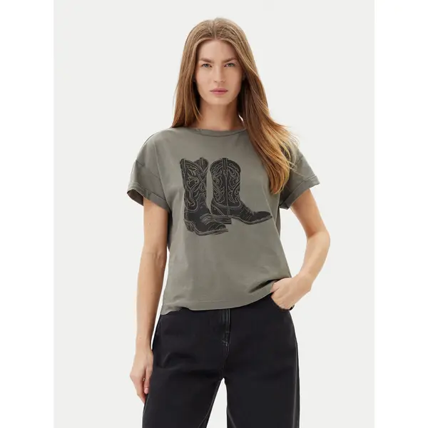 Noisy May Noisy May T-shirt 27030135 Siva Regular Fit