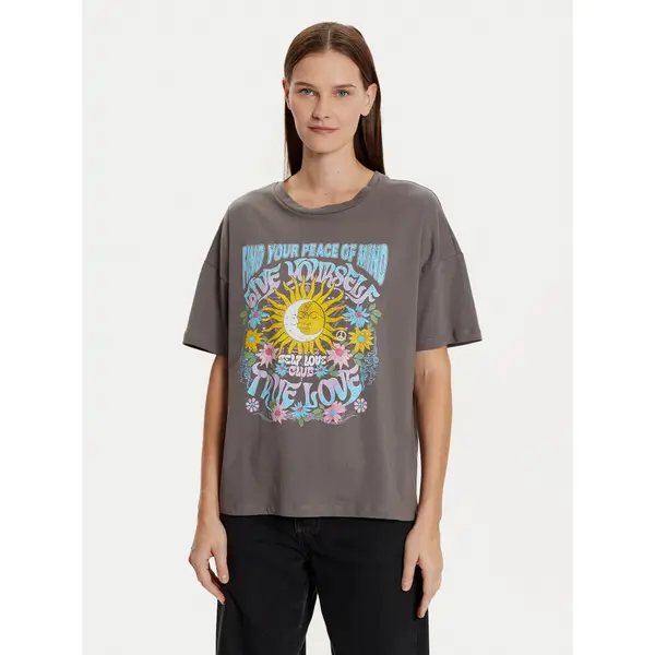 Noisy May Noisy May T-shirt Ida 27033306 Siva Loose Fit