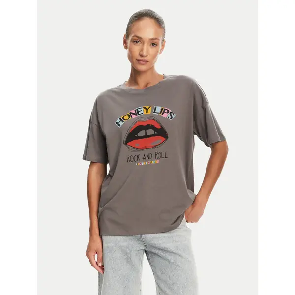 Noisy May Noisy May T-shirt Ida 27034417 Siva Relaxed Fit