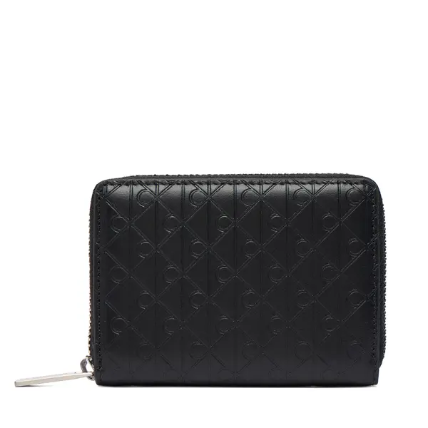 Calvin Klein Novčanik Calvin Klein Emblem Emboss Zip Coin Pouch LV04D1087G Crna