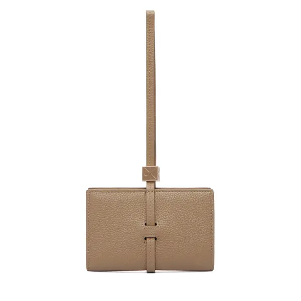 Calvin Klein Novčanik Calvin Klein Emblem Hw Pebble Wallet On Strap LV04F1130G Bež