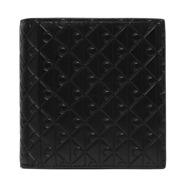 Calvin Klein Novčanik Calvin Klein Embossed Emblem Trifold LV04D1145G Crna
