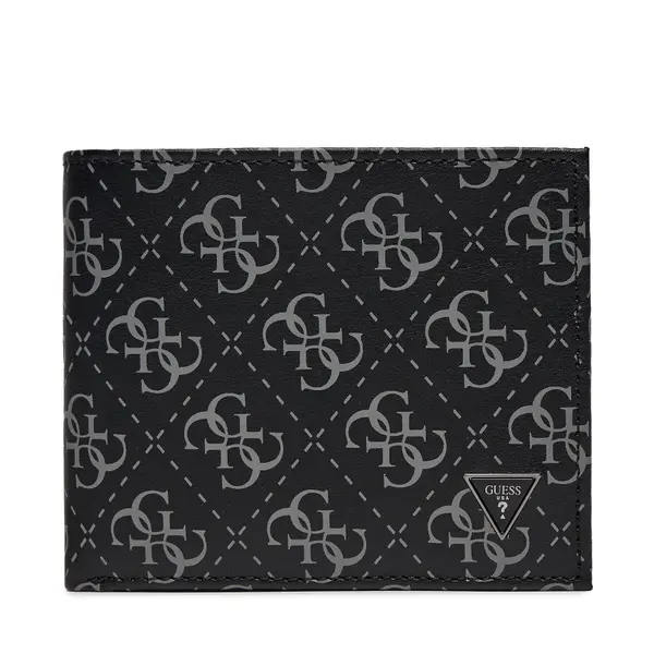 Guess Novčanik Guess Vezzola Leather Slg SMVELE LEA20 Crna