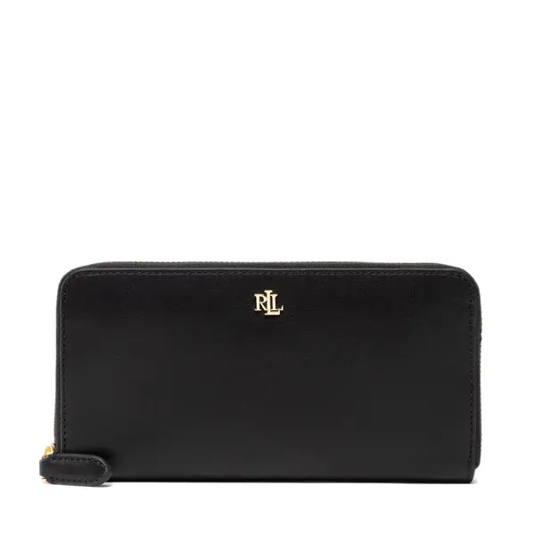 Lauren Ralph Lauren Novčanik LAUREN RALPH LAUREN Zip Cont Wlt 432876730003 Crna