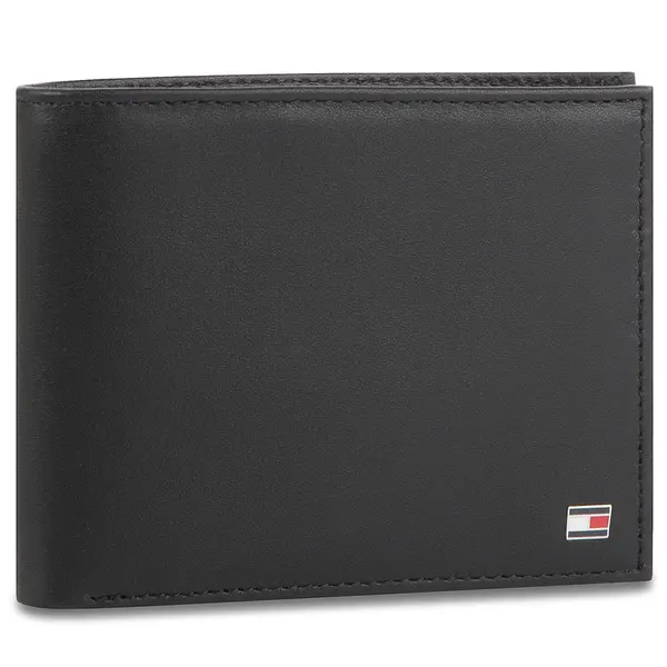 Tommy Hilfiger Novčanik Tommy Hilfiger Eton Cc And Coin Pocket AM0AM00651 Crna