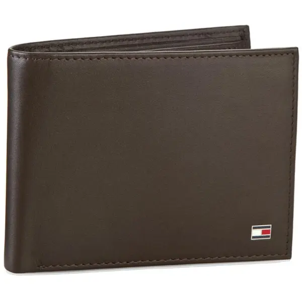 Tommy Hilfiger Novčanik Tommy Hilfiger Eton Cc Flap And Coin Pocket AM0AM00652/83362 Smeđa