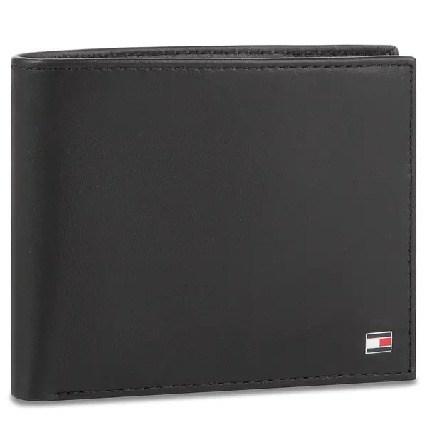 Tommy Hilfiger Novčanik Tommy Hilfiger Eton Trifold AM0AM00657 Crna
