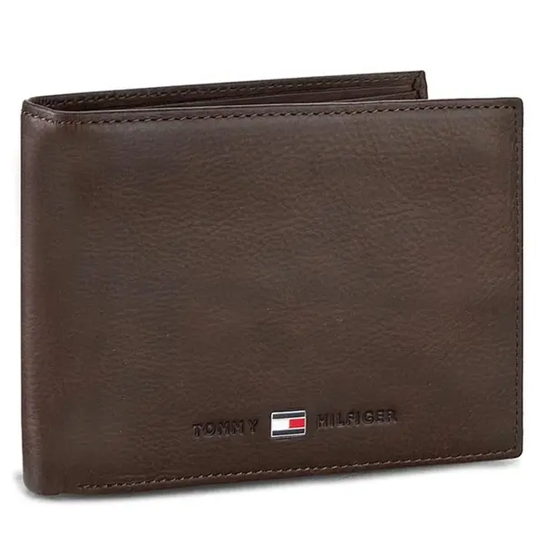 Tommy Hilfiger Novčanik Tommy Hilfiger Johnson Cc Flap And Coin Pocket AM0AM00660/82566 Smeđa